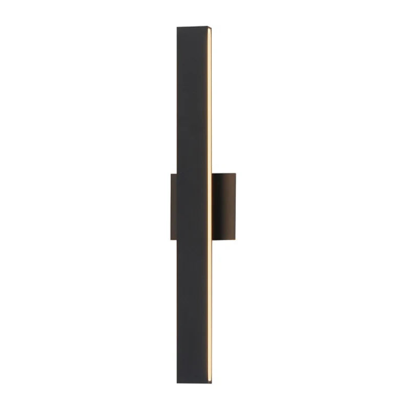 ET2 Contemporary Lighting E42362-BK Alumilux 24" 2-Light Sideline Tall LED Outdoor Wall Sconce Light - Color Temperature: 3000K - Finish: Black