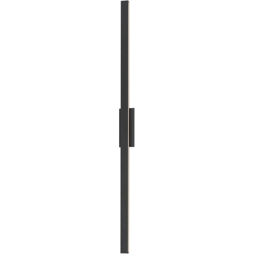ET2 Contemporary Lighting E42368-BK Alumilux Sideline LED 4.75 inch Black Outdoor Wall Mount Light