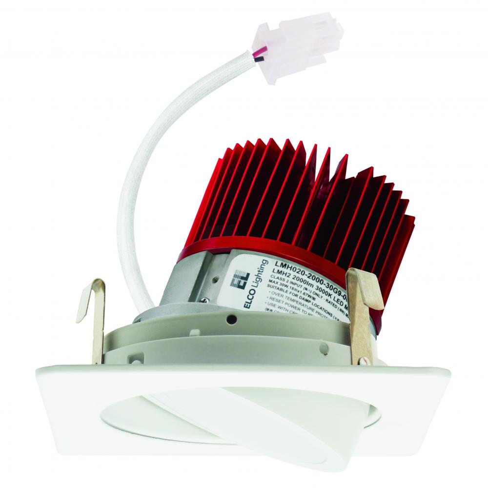 Elco Lighting E428C1627BZ2 4" Square Adjustable Light Engine - 1600 Lumens - CCT: 2700K - Beam Angle: 60º - Finish: All Bronze