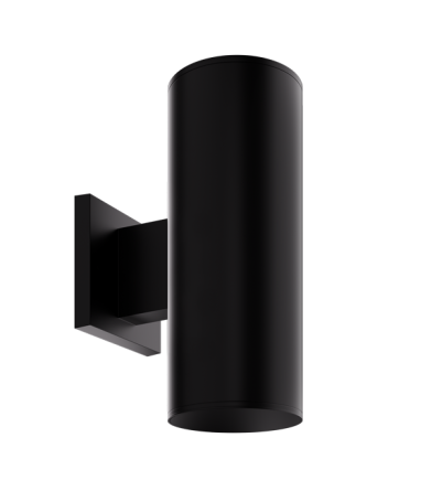 Elco Lighting E42AB0808C5 4″ Koto Sylo™ Wall Mount, Wattage 10.5W, Color Temperature 2700K-5000K, Lumens 842, 842 lm, Voltage 120V, Dimming Triac/ELV, Beam Angle 38°, All Black