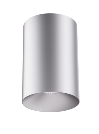 Elco Lighting E42FS-15SD 4″ Koto Sylo™ Surface Mount, Color Temperature Sunset, Lumens 1500 lm, Dimming Triac/ELV, Beam Angle 38°, All Silver