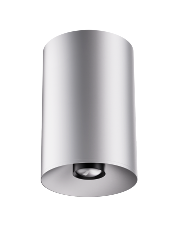 Elco Lighting E42FS-0740-FC 4" Sylo™ Surface Mount with Koto™ Focus Module, Color Temperature 4000K, Lumens 860 lm, Adjustable Beam Angle 18° - 50°, All Silver