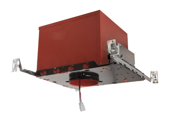 ELCO Lighting E4FH12ICAD 4" New Construction 2-Hour Fire Rated Housing w/Driver - E4FH 1250lm, 120/277V , Triac/ELV/0-10V