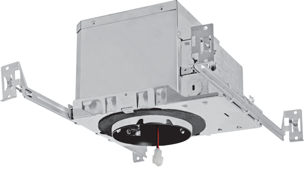 Elco Lighting E4LC12ICAD2-EM2 Cedar System 4" New Construction IC Airtight Housing w/ Driver - 1250 Lumens - 120/277V - Triac/ELV/0-10V Dimmable