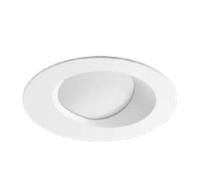 Visual Comfort Architectural E4PRFW-927W Pro 4" LED Flanged Round Wall Wash LED Trim , CCT = 2700K , White Finish