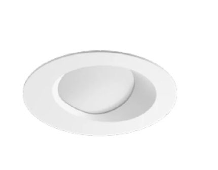 Visual Comfort Architectural E4PRFW-930W Pro 4" LED Flanged Round Wall Wash LED Trim , CCT = 3000K , White Finish