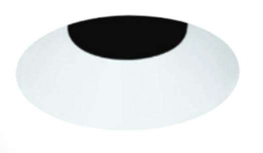 Visual Comfort Architectural E4RF20B-OB Element 4" Round Flat Bevel Trim, Flanged 1.6"-2.0" Ceiling Thickness, Black
