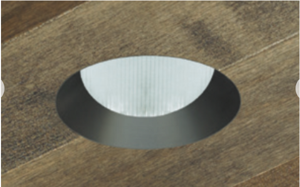 Visual Comfort Architectural E4RFF-OW Element 4" Round Trim, Ceiling: Flanged up to 1" Ceiling Thickness, Style: Flat, Aperture:No Lens, Finish: White