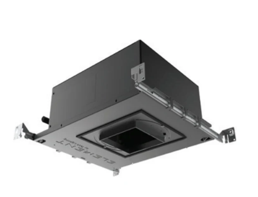 Visual Comfort Architectural E4RLW-LHN 4" 29W LED Round Wall Wash New Construction Housing, Ceiling Appearance: Flangeless, Housing Rated: Non-IC Airtight