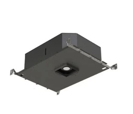 Visual Comfort Architectural E4SL-LOWD18AN 4" 17W LED Square Adjustable Non IC New Construction Housing, Ceiling Appearance: Flangeless, Color Temperature: Warm Dim, Beam Spread: 18°