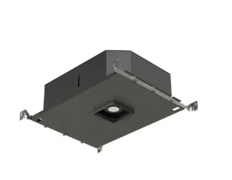 Visual Comfort Architectural E4SL-LOWD60DI 4" 17W LED Square Fixed Downlight IC New Construction Housing, Ceiling Appearance: Flangeless, Color Temperature: Warm Dim, Beam Spread: 60°