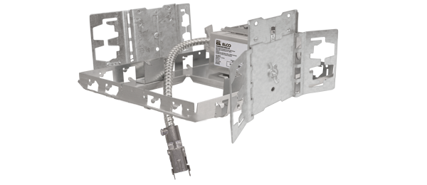 Elco Lighting E4SQLHU16D2 4" Square Architectural Frame with Driver - 1600 lm - 120/277V - Triac/ELV/0-10V
