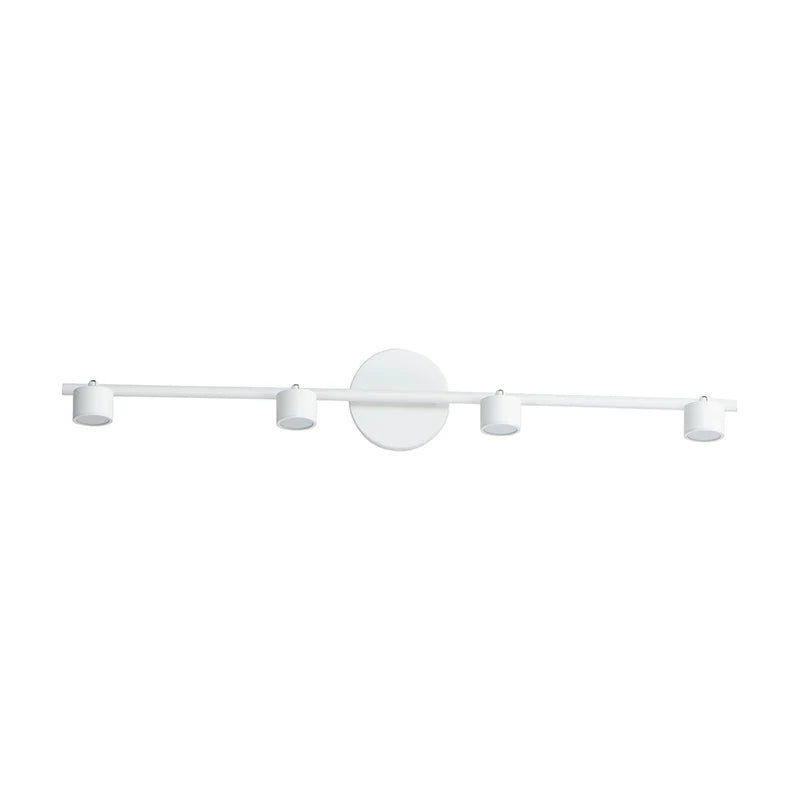 ET2 Contemporary Lighting E52004-WT 34" Taylor 4-Light Fixed Rail LED Track Pendant Ceiling Light - Finish: White