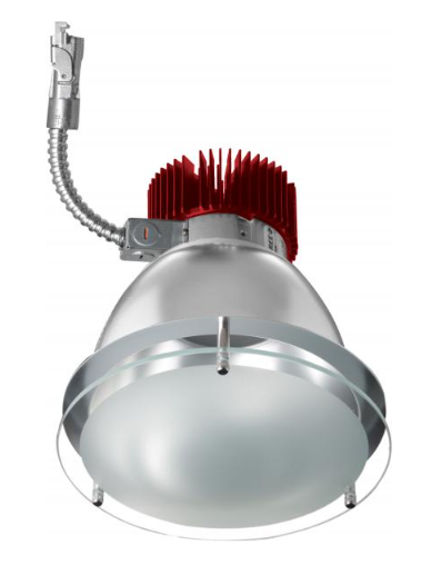 Elco Lighting E612L2035H2 6" LED Light Engine with Drop Glass Trim, Wattage 21.6W, Color Temperature 3500K, Lumens 2000 lm, Beam Angle 60°, All Haze (Semi-Specular)