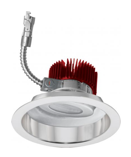 Elco Lighting E618L3030C2 6" LED Light Engine with Adjustable Trim. Wattage 31W, Color Temperature 3000K, Lumens 3000 lm, Gen 2, Beam Angle 60°, All Chrome