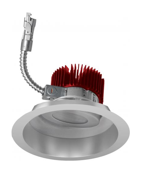 ELCO Lighting E618L6035H2 6" LED Light Engine with Adjustable Trim 71.4, 3500K, 6000lm, 60 Deg All Haze Finish