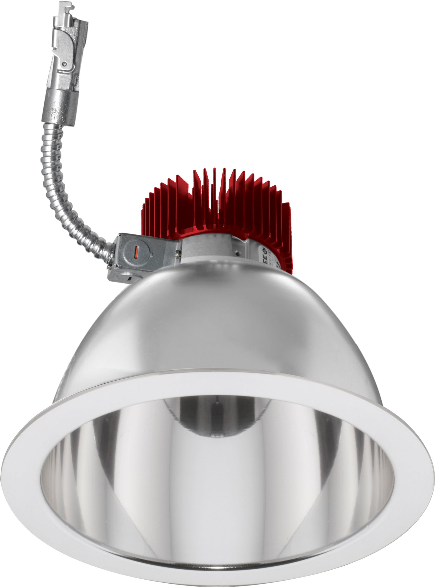 Elco Lighting E811L2040C2 8" Wall Wash LED Light Engine Trims, 2000 lm, 4000K CCT, Beam Angle 60°, 2 Generation, All Chrome