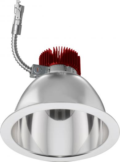 Elco Lighting E810L0830C2 8" Reflector LED Light Engine Trims, 3000K CCT, 850lm, Beam Angle 60°, All Chrome Finish