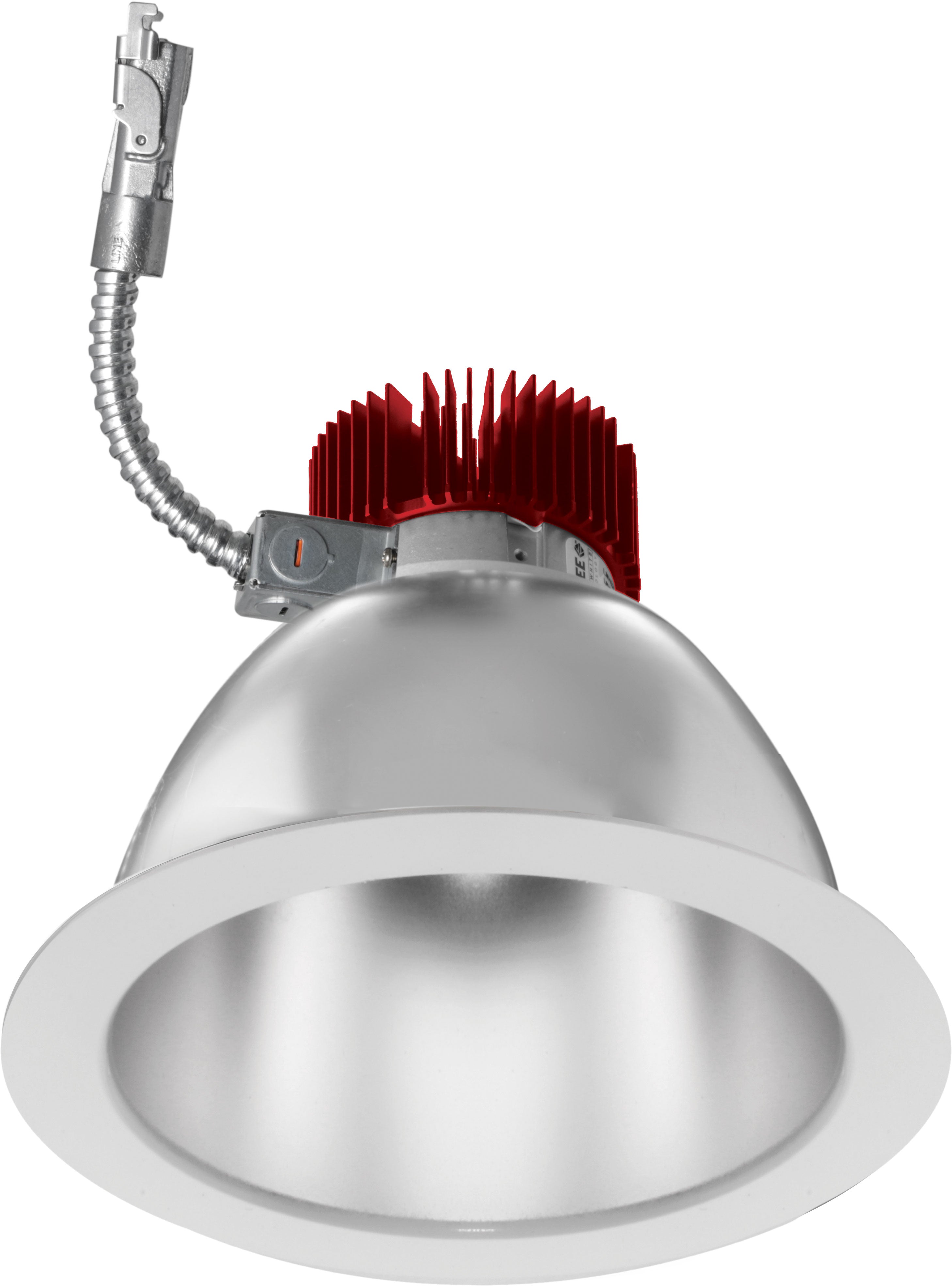 Elco Lighting E910L1240HW2 9" Reflector LED Light Engine Trims, 1250 lm, 4000K CCT, Gen 2, Beam Angle 60 Degree, Haze with White Trim Finish