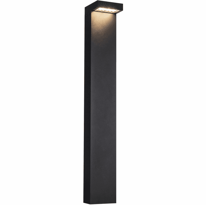 Kuzco Lighting EB45636-BK-UNV Evans Contemporary LED Bollard Outdoor Landscape Lighting Black Finish