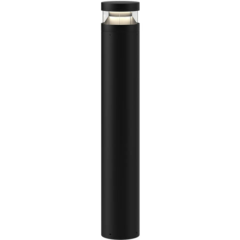 Kuzco Lighting EB48538-BK-UNV Windermere Contemporary LED Bollard Exterior Post Light Fixture Black Finish