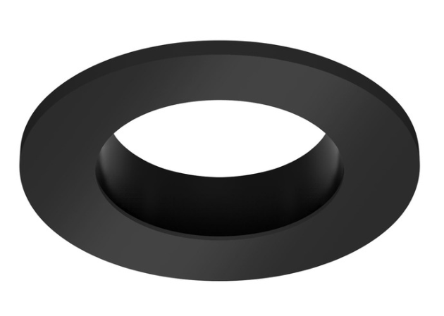 CSL Lighting ED1-RSTBK ECO 1in Round Downlight Trim, Black Finish
