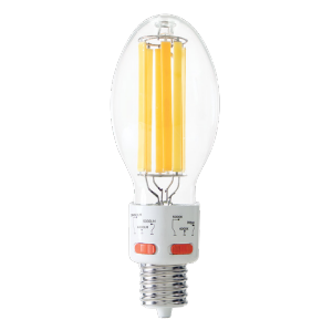 Westgate ED28-17-25W-MCTP-C-EX39 EX39 Filament HID-Style LED Lamp, 17W/20.5W/25W Selectable, 5000 Lumens, CRI 80, Clear, 3000K/4000K/5000K CCT Selectable, EX39 Base