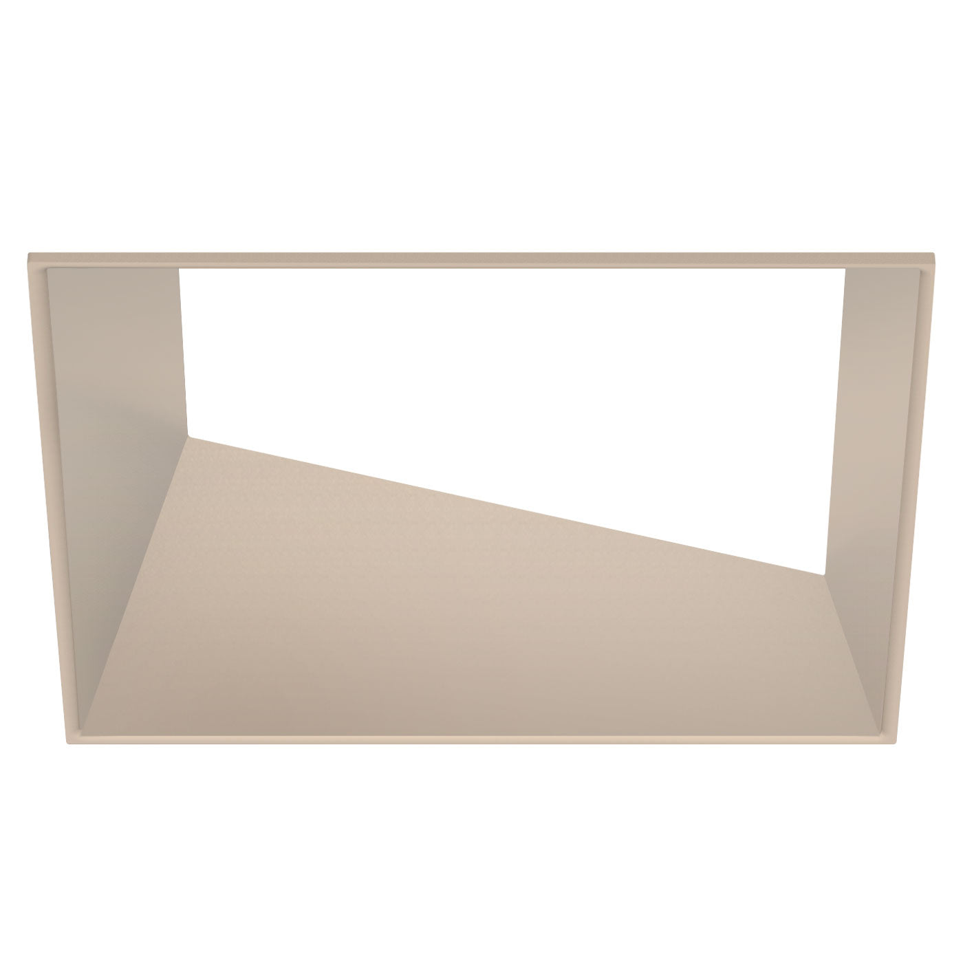 CSL Lighting ED3-KSASTCN ECO 3in Square Adjustable Flangeless Trim, Champagne Finish