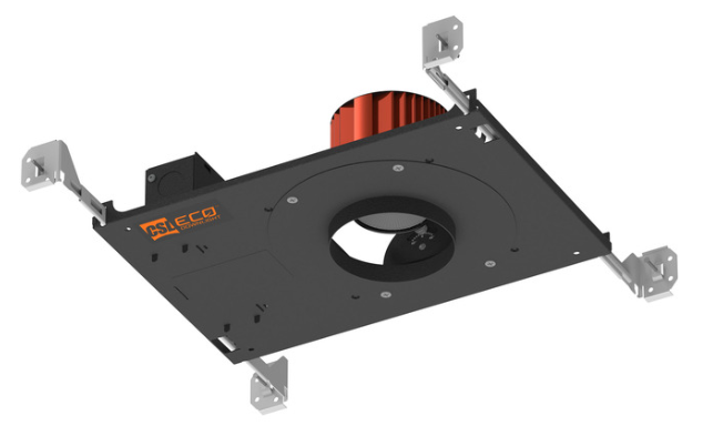 CSL Lighting ED3LANC-359050-12S ECO 3inch Adjustable New Construction Non-IC Housing, Lamp Color 3500K, Wattage 12W, Beam Angle 50°, Black Finish