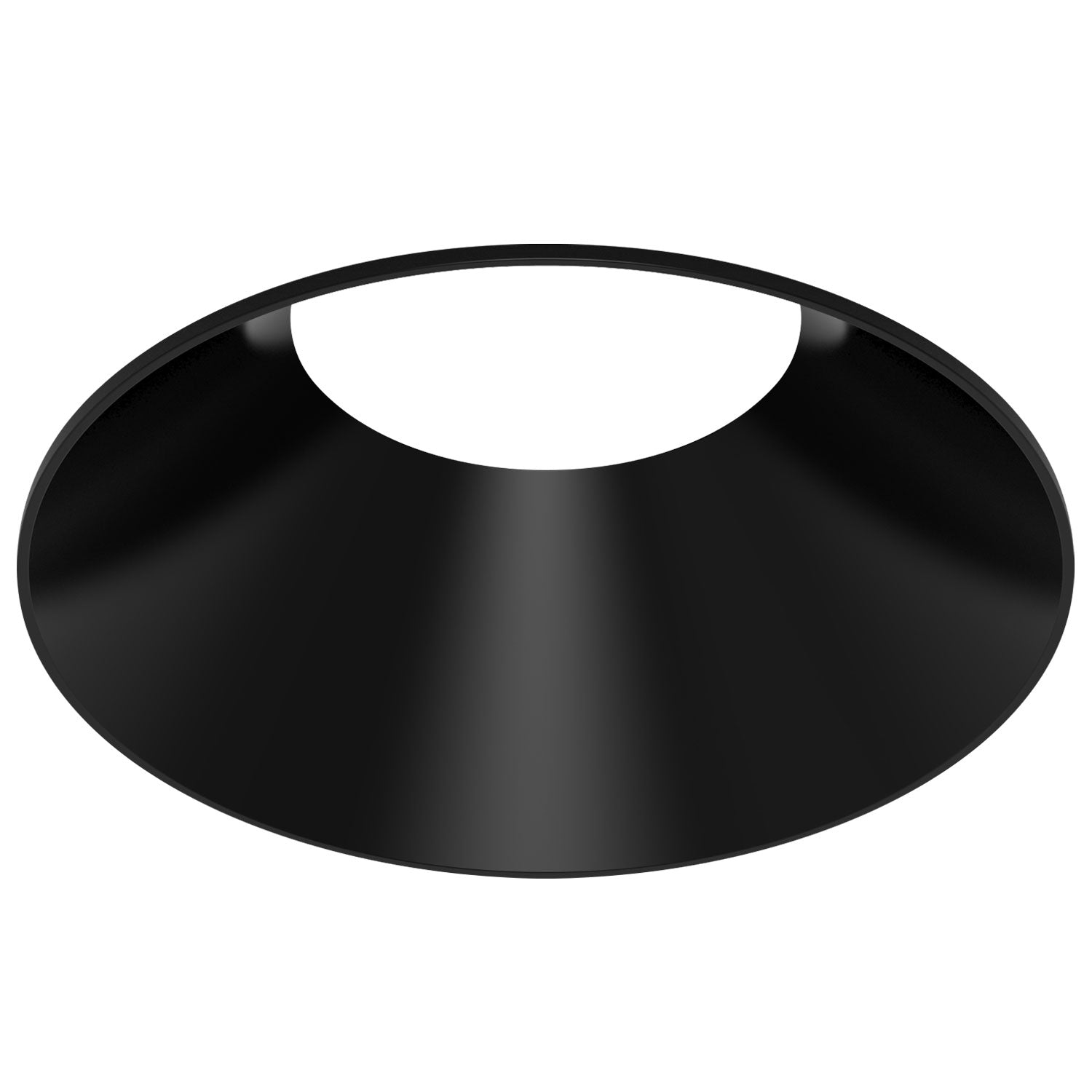 CSL Lighting ED5-KRFSTBK ECO 5in Round Fixed Flangeless Downlight Trim, Black Finish