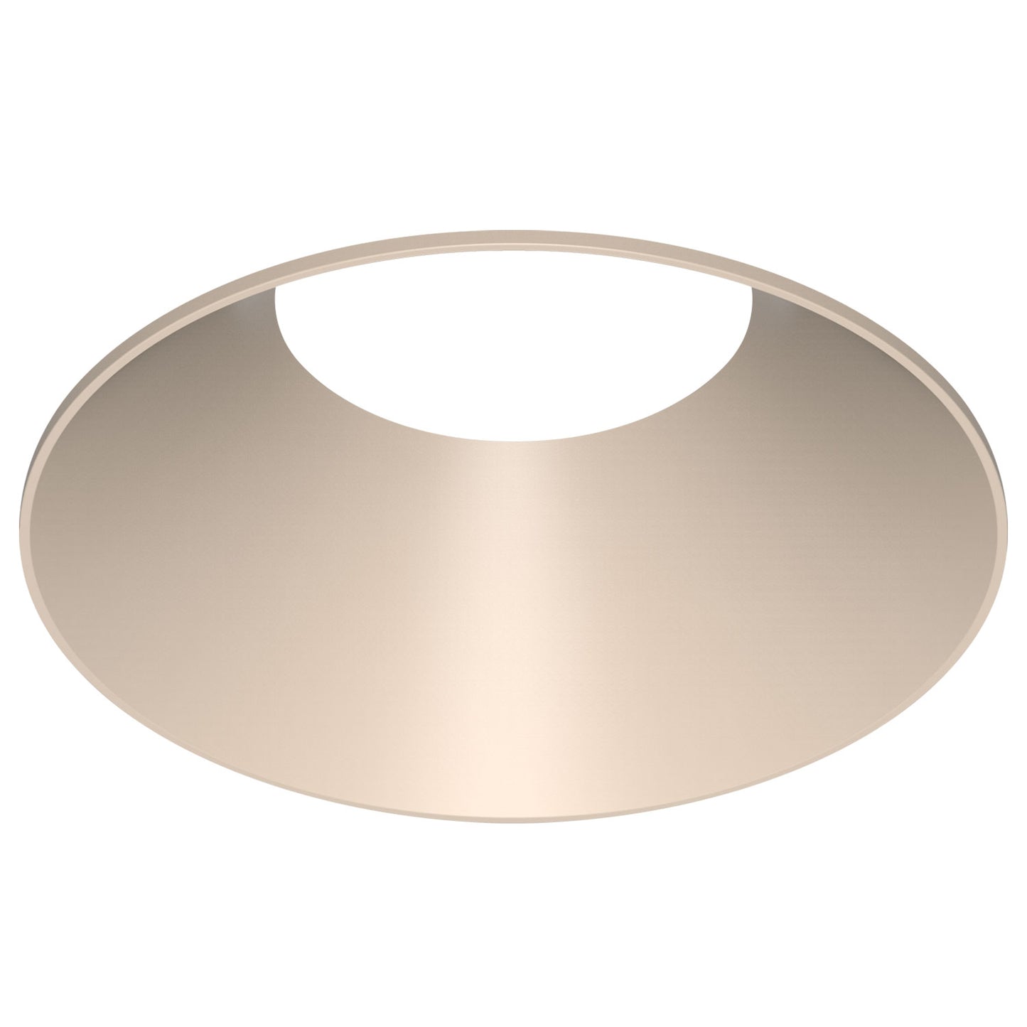 CSL Lighting ED5-KRFSTCN ECO 5in Round Fixed Flangeless Downlight Trim, Champagne Finish