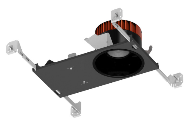 CSL Lighting ED5LNIC-309050-16S2 ECO 5in New Construction IC Housing, Wattage 16W, Color Temperature 3000K, Beam Angle: 50°, Black Finish