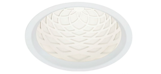 Visual Comfort Architectural EDIM12RRF9302IW Reflections Torus Indirect Downlight / Remodel Housing, Flanged, Color Temperature: 3000K
