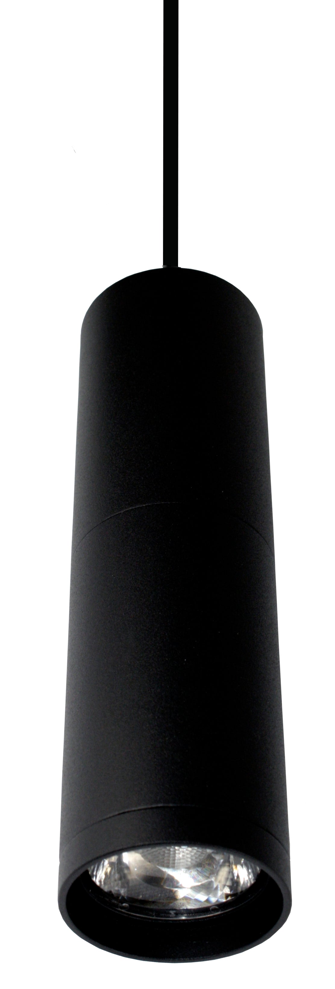 Elco Lighting EDL80CT3B LED PEndant Light Watt 10W, CCT 30k/35k/40k, Lumens 700lm Black Finish