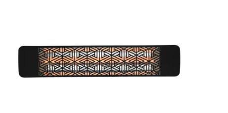 Eurofase Lighting EF15120B3 EF15 Series 9 X 8 inch Black Electric Patio Heater in Mason