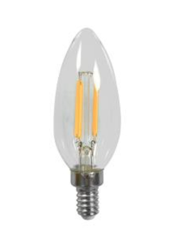 MaxLite EF3B10D930/JA81 LED Enclosed Filament BA10 DIM 90CRI, Wattage 3W, Color Temperature 3000K, JA8 GEN 1