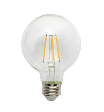 MaxLite EF4.5G25D27 LED Enclosed Filament G25, Wattage 4.5W, Color Temperature 2700K