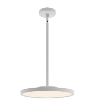 AFX Lighting EGRP16LAJUDSN Edge Round 16 Inch Wide LED Pendant Light, Watt 30W, Selectable CCT 3000K, 4000K, 5000K SAtin Nickel Finish
