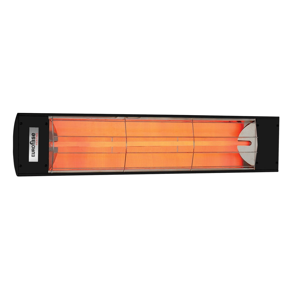 Eurofase EF20277B Single Element 39 Inch 2000 Watt Electric Patio Heater - Black