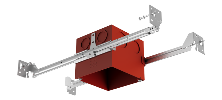 Elco Lighting KEM-LDJB1 4" Non-IC New Construction Junction Box with Emergency LED Driver - 15W - 120V
