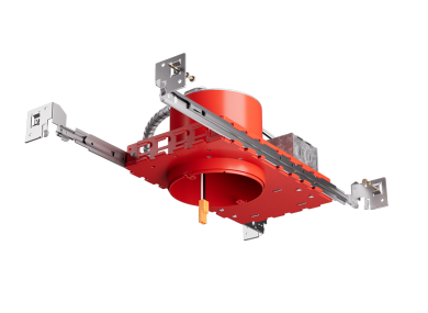 Elco Lighting EJB4ICA-EM5 4" New Construction IC Airtight Housing for 2-Hr Fire Rated Ceiling, Emergency Battery Backup, Voltage 120V, Dimming Triac/ELV