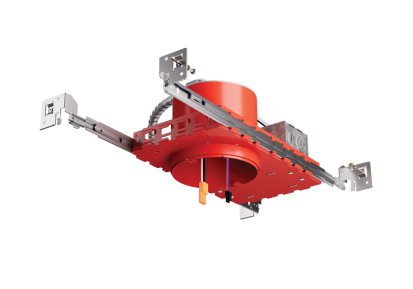 Elco Lighting EJB4ICDXA 4" New Construction IC Airtight Housing for 2-Hr Fire Rated Ceilings, Dimming 0-10V, 120/277V