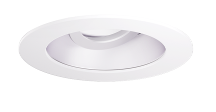 Elco Lighting EKCL3629H Pex™ 3" Round Adjustable Reflector, Haze with White Trim