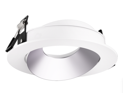 Elco Lighting EKCL3679H 3" Canless Round Directional Gimbal Haze/White Ring