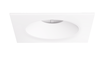 Elco Lighting EKCL4216W Pex™ 4" Square Shallow Reflector, All White