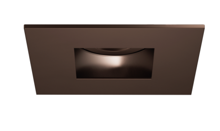 Elco Lighting EKCL4227BZ Pex™ 4" Square Adjustable Pinhole, All Bronze