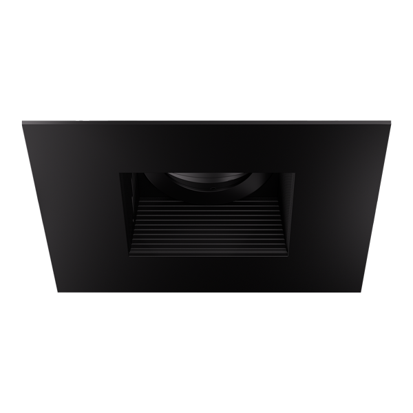 Elco Lighting EKCL4284B Pex™ 4" Square Adjustable Baffle - Black Finish