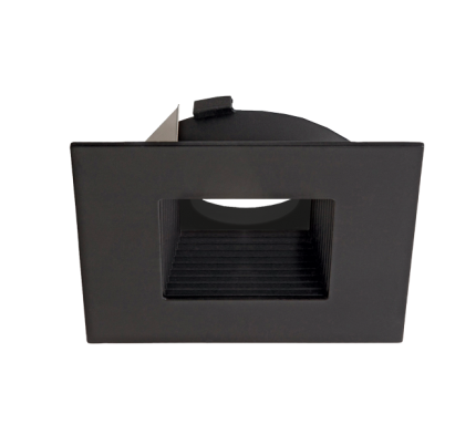 Elco Lighting EKCL4743BB Flexa™ 4" Square Baffle for Canless Koto™ Module, All Black