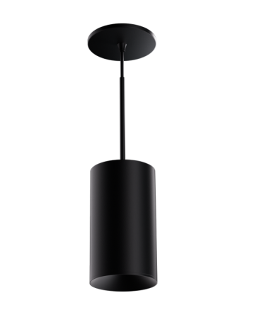 Elco Lighting EKS42PDB 4" Koto Sylo™ Pendant Fixture, All Black