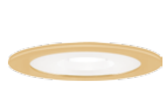 ELCO Lighting EL1415G 4" Shower Trim with Clear Reflector and Frosted Glass Pinhole Trim Gold